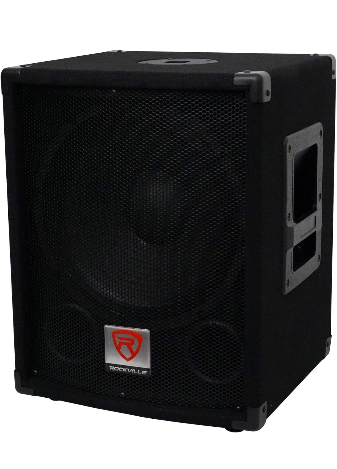 Rockville SBG1124 12" 600W Passiewe 4 Ω Pro DJ Subwoofer, Mdf/Paalmontering, Swart