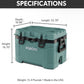Igloo Trailmate Cooler 50Qt Durable Insulated Hard Shell Ice Chest - Spruce