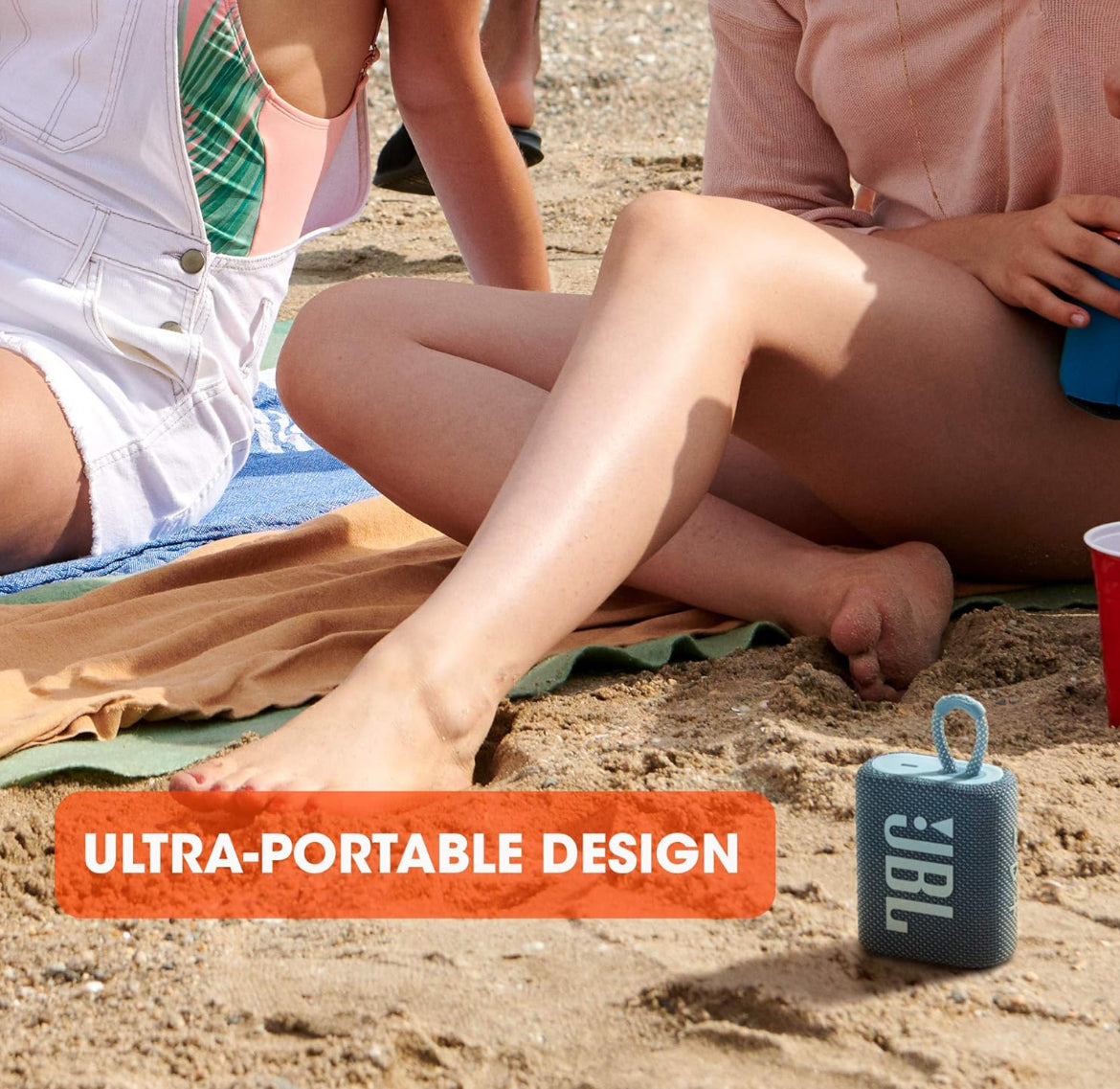 JBL Go 3 - Portable Mini Bluetooth Speaker P67 Waterproof and Dustproof - (Red)