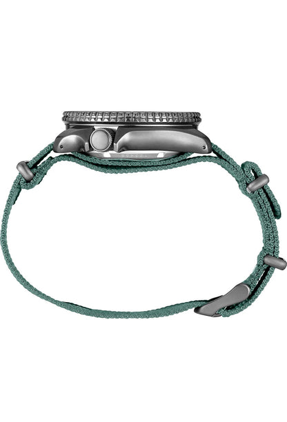 SEIKO SRPD77 5 Sports Manshorlosie Groen 42.5mm Vlekvrye Staal