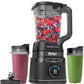 Ninja Detect Power Blender Pro + Personal Single-Serve, BlendSense Technology Compact Kitchen Countertop, 1800 P-Watts, 72 oz. Pitcher, (2) 24 oz. Cups - Black TB301