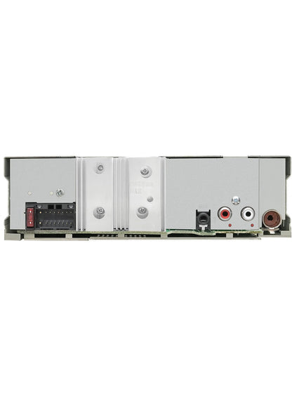 JVC KD-T720BT - CD-motorstereo, enkel-din, Bluetooth-oudio en handvrye oproepe met eksterne mikrofoon, CD, MP3, USB, AUX-inset AM/FM-radio, hoëkragversterker, Amazon Alexa-stembeheer