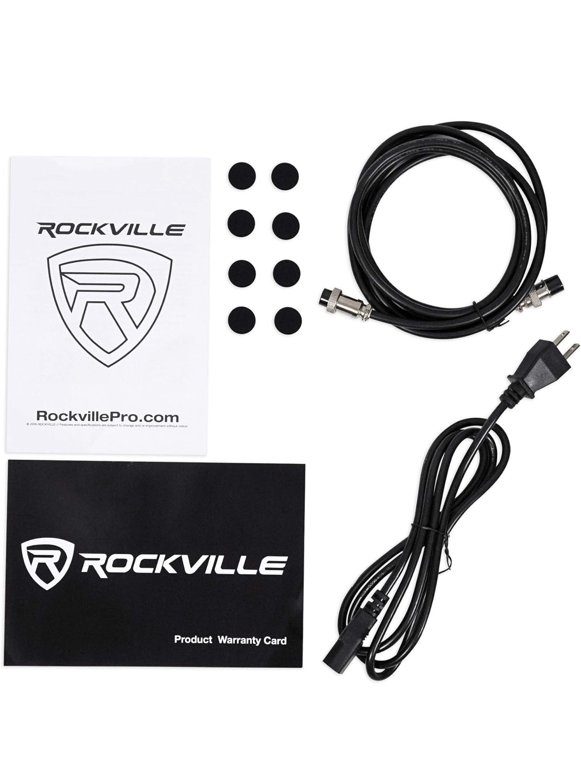 Rockville Pair APM5W 5.25" 250w Powered USB Studio Monitor Speakers+21" Stands