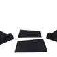 Rockville (2) DPM5B Powered 5.25" 300w Active Studio Monitors+Stands+Pads