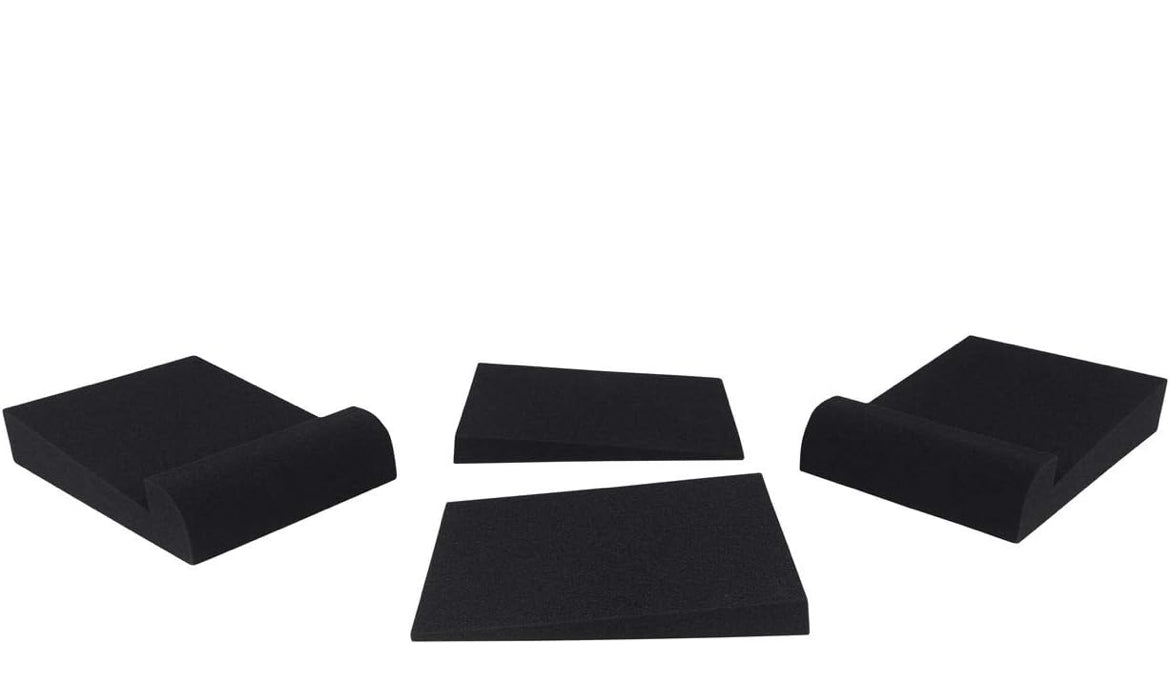 Rockville (2) DPM5B Powered 5.25" 300w Active Studio Monitors+Stands+Pads