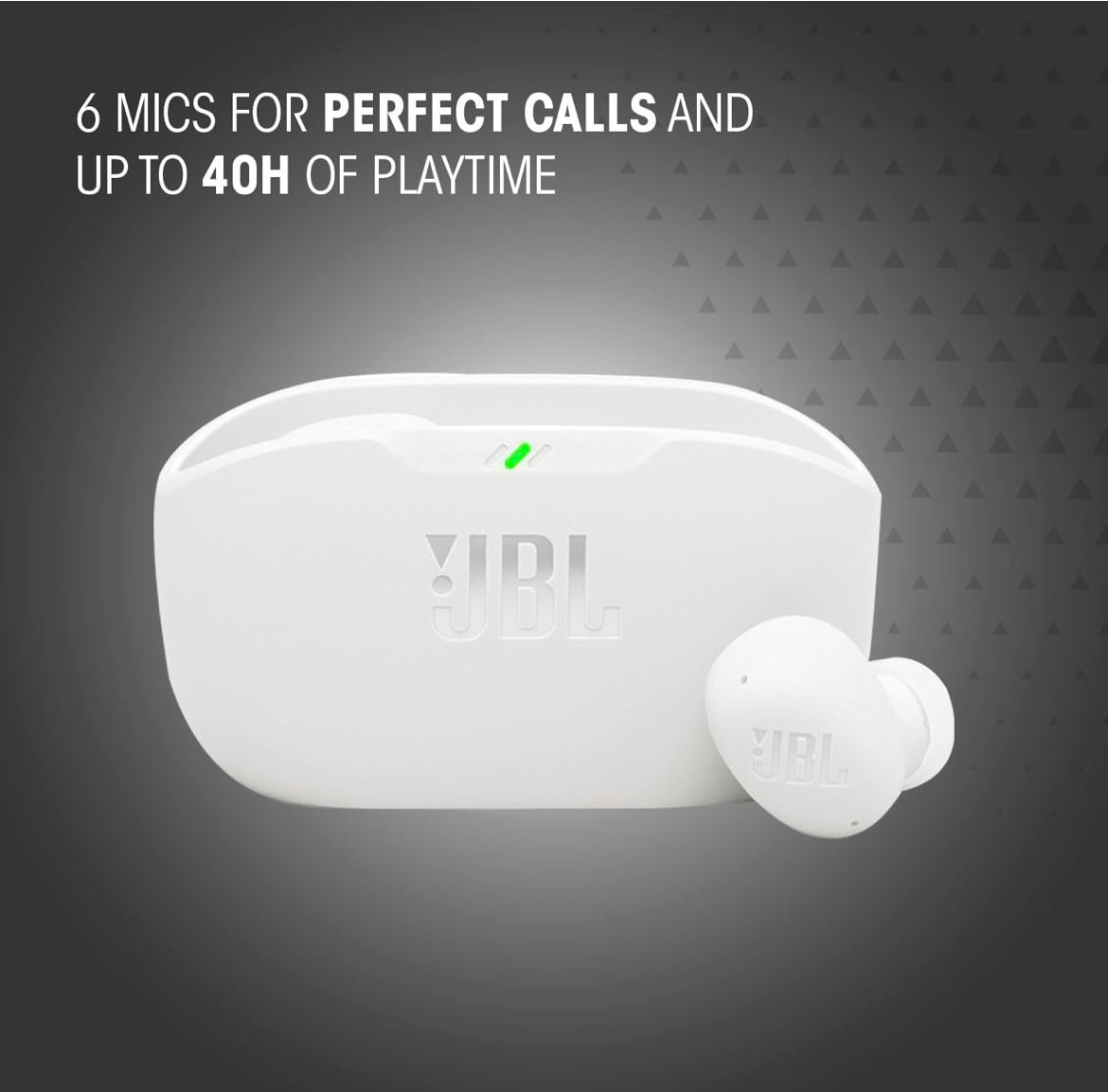 JBL Vibe Buds 2 - True Wireless Noise Cancelling Earbuds Pure Bass Sound & Smart Ambient Technology - (Pink)