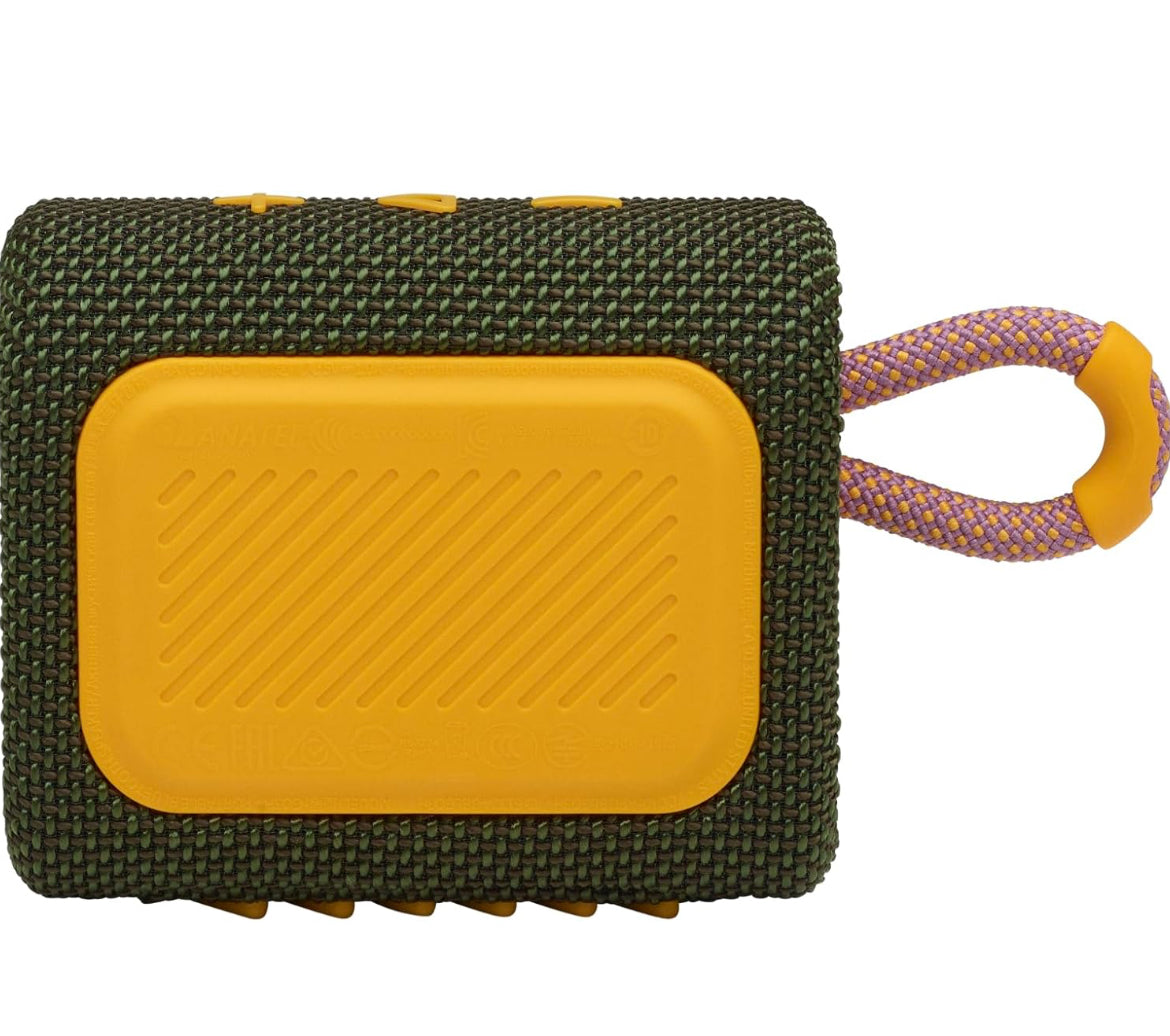 JBL Go 3 - Portable Mini Bluetooth Speaker P67 Waterproof and Dustproof - (Green)