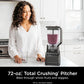 Ninja Blender, Kitchen System for-Smoothie, Frozen, Extract, Chop & Dough, Pitcher, 8-cup Food Processor Total Crushing, 1200 Watt, BPA Free -Dark Grey - BR601AMZ
