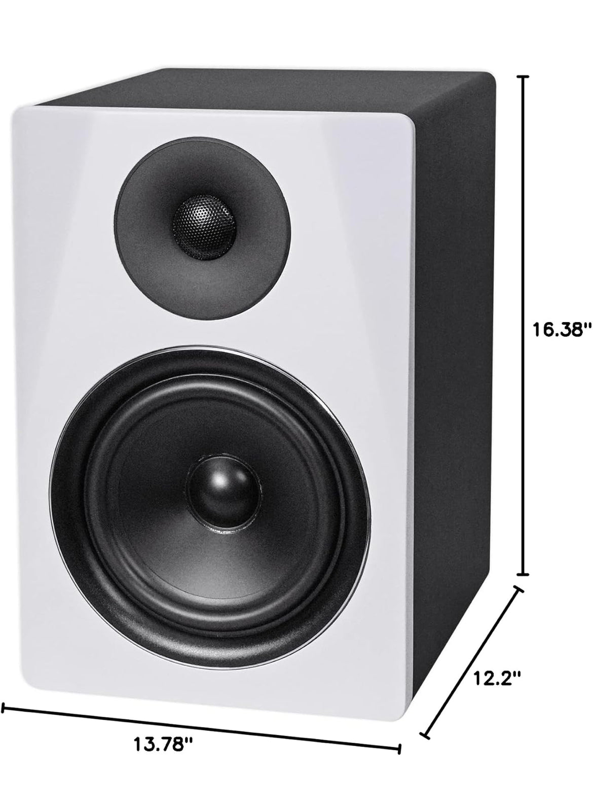Rockville 2 DPM6W Dual Powered 6.5" 420 Watt Active Studio Monitors+Stands+Pads