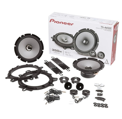 PIONEER TS-A652C, 2-rigting motorluidsprekers, volle omvang, helder klankgehalte, maklike installasie en verbeterde bassreaksie, 6.5” luidsprekers