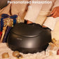 Foot Massager Machine w/ Heat Shiatsu Foot Massager for Plantar Fasciitis Cordless Control - Up to Size 13 (Black)