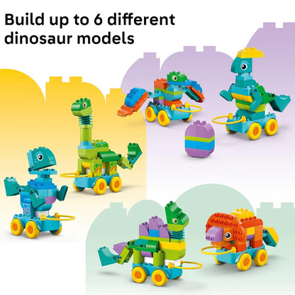 LEGO DUPLO Town 3-in-1 Dinosaurs op Wiele Leerspeelding - 10451
