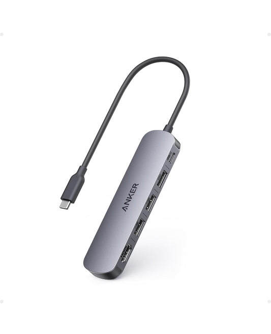 Anker USB-C Hub (5-in-1), 4K@30Hz HDMI with 100W Max Power Delivery - (Charger Not Included)