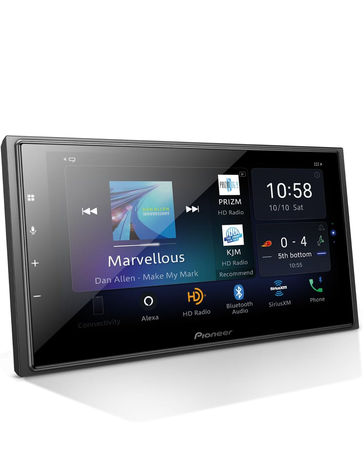 Pioneer DMH-W4660NEX 6.8" Capacitive Touchscreen Double Din Car Stereo
Digital Multimedia Receiver, Wireless CarPlay & Android Auto, Amazon Alexa, Bluetooth, HD Radio, Backup Cam, Hi-Volt RCA