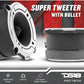DS18 PRO-TW120 Super Bullet Tweeter in Silver 3" 4 Ohms Built in Crossover (Pair)
