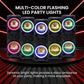 Portable Bluetooth PA Speaker System 1200W Outdoor Portable PA System w/Microphone in, Party Lights, USB SD Card Reader, FM Radio, Rolling Wheels - Remote Control