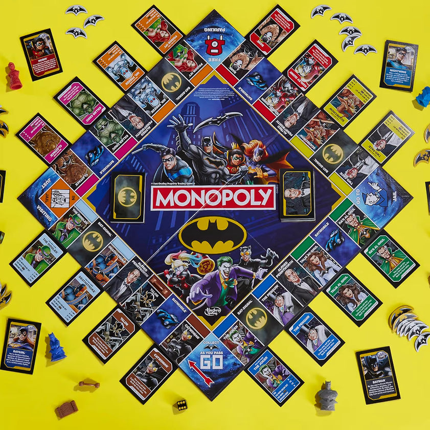 Monopoly Batman Edition Board Game for Batman Fans - Strategy Games