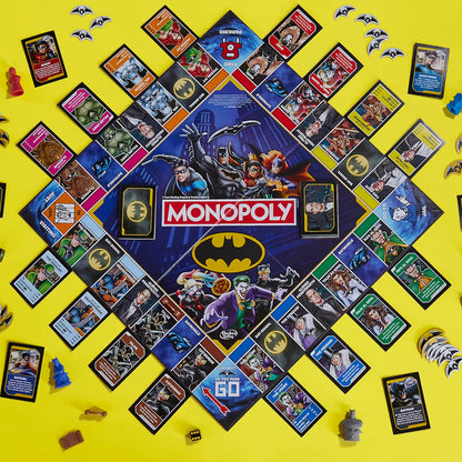 Monopoly Batman Edition Board Game for Batman Fans - Strategy Games