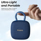 PE1 Mini Portable Bluetooth Speakers w/ Adjustable Carabiner IPX8 Waterproof, 32H Playtime - Blue