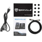 Rockville APM8B Powered USB Studio Monitor Speaker Pair in Black, 8", 2-Way, 500W, EQ, MDF Wood, RCA/XLR