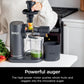Ninja NeverClog Cold Press Juicer, Powerful Slow Juicer with Total Pulp Control, Countertop, Electric, 2 Pulp Functions - Charcoal (JC151)