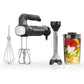 Ninja Hand Mixer, Immersion Blender, Foodi Power Mixer System, 750-Peak-Watt Handheld Emulsion Blender & Electric Hand Mixer Combo - Black CI101