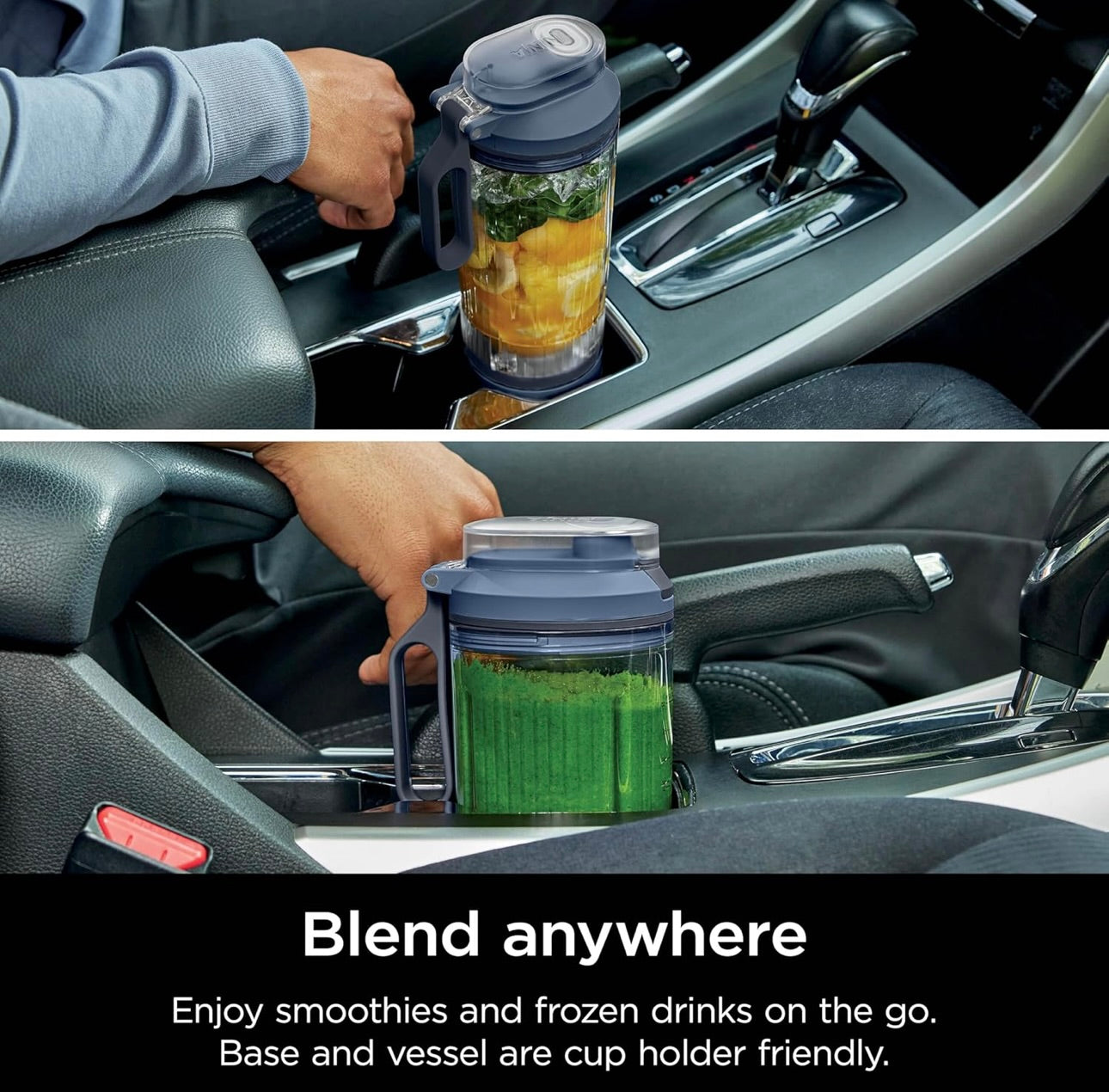 Ninja Blast Max, Portable Blender + Twist & Go, Personal Smoothie, Blend, Ice Crush, 3 Programs, Cordless, 22 oz - NAVY, BC251NV