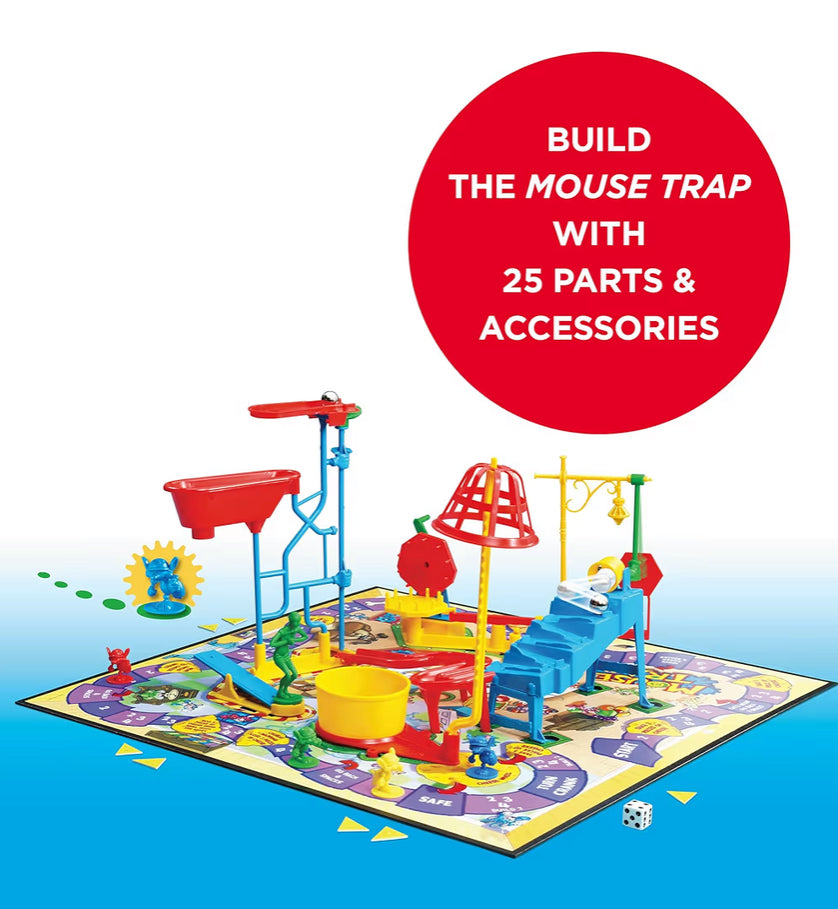 Hasbro Gaming Mouse Trap Kids Board Game - Family Board Games - 2-4 Players