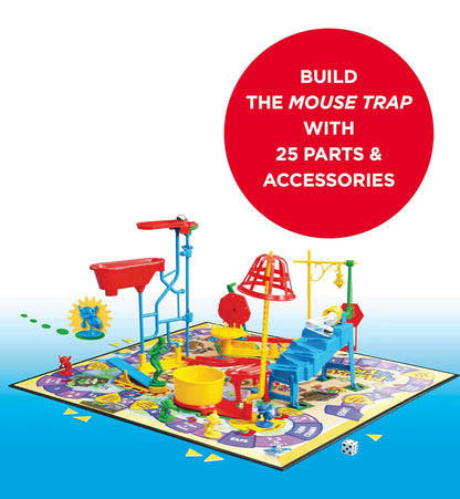 Hasbro Gaming Mouse Trap Kids Board Game - Family Board Games - 2-4 Players
