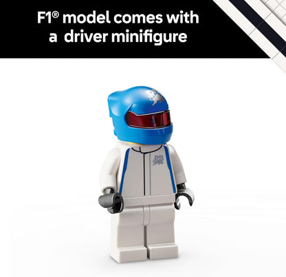 LEGO Speed Champions VCARB 01 F1-renmotor Modelstelle – Boustelle met /Realistiese Kenmerke