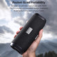 PA2 Portable Bluetooth Speaker w/ Dual Drivers & Dual Bass Diaphragms, Deep Bass Loud Stereo Sound, 25H Playtime, Custom EQ - BLACK