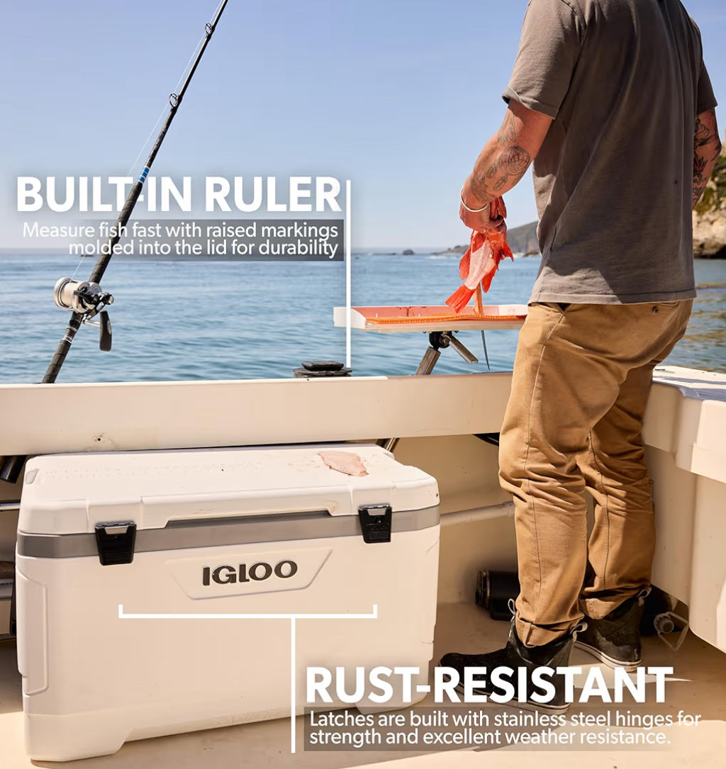 Igloo 100 QT Latitude Marine Ultra White Cooler
