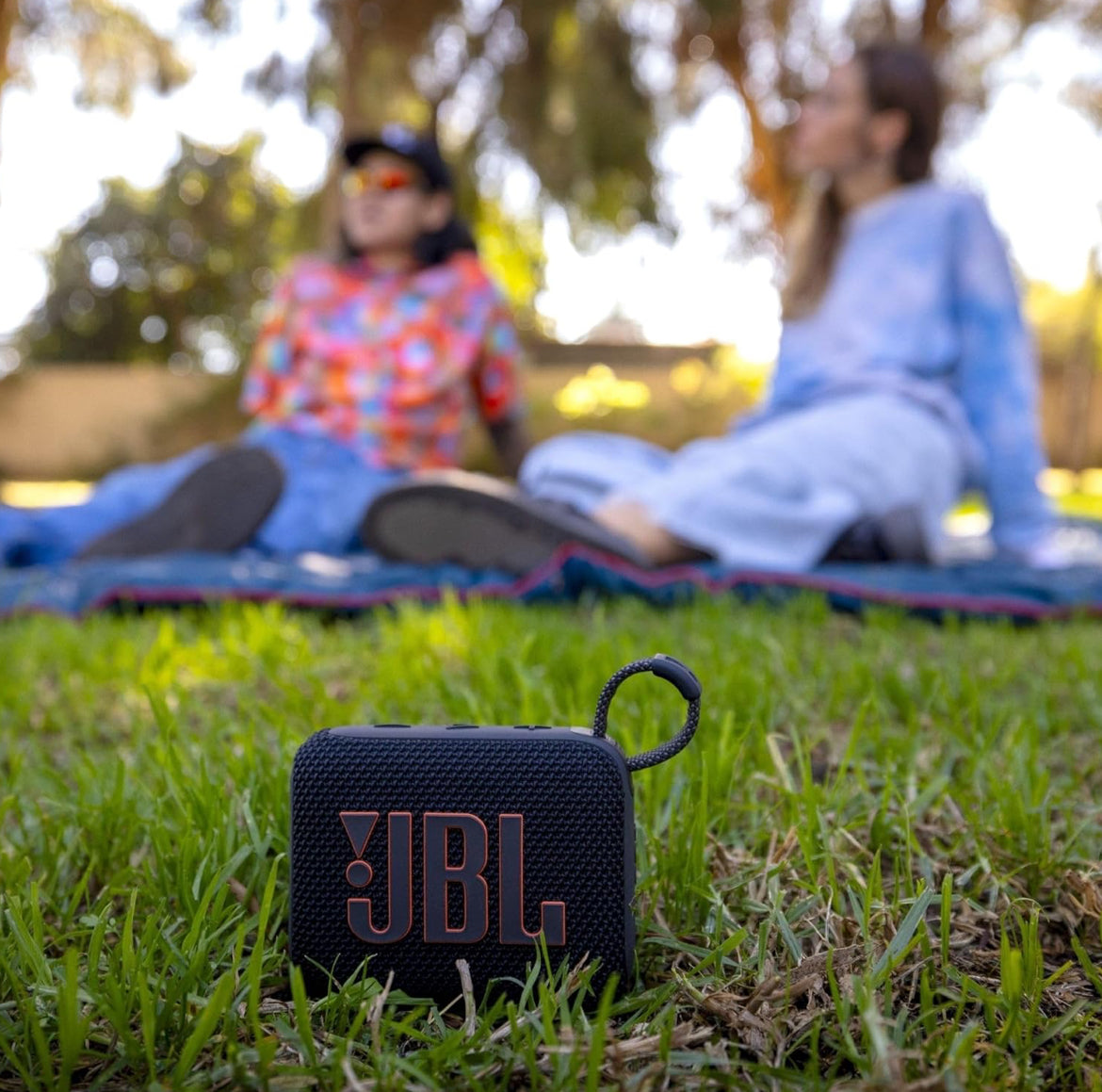 JBL Go 4 - Ultra-Portable, Waterproof and Dustproof Bluetooth Speaker, Big Pro Sound with Punchy bass, 7-Hour Built-in Battery, Made in Part with Recycled Materials (Black)