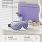 Eyeris 2 Eye Massager w/ Heat Face Massager, Heated Eye Mask for Improve Sleep - (Purple)
