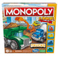 Monopoly Junior Trucks Edition Board Game for Kids Ages 5+, 2-4 Player Kids Games