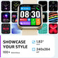 2025 New Upgraded Smart Watch for iPhone & Android, 1.83" Fitness Tracker Bluetooth, IP68 Waterproof Sleep Monitor - Gold