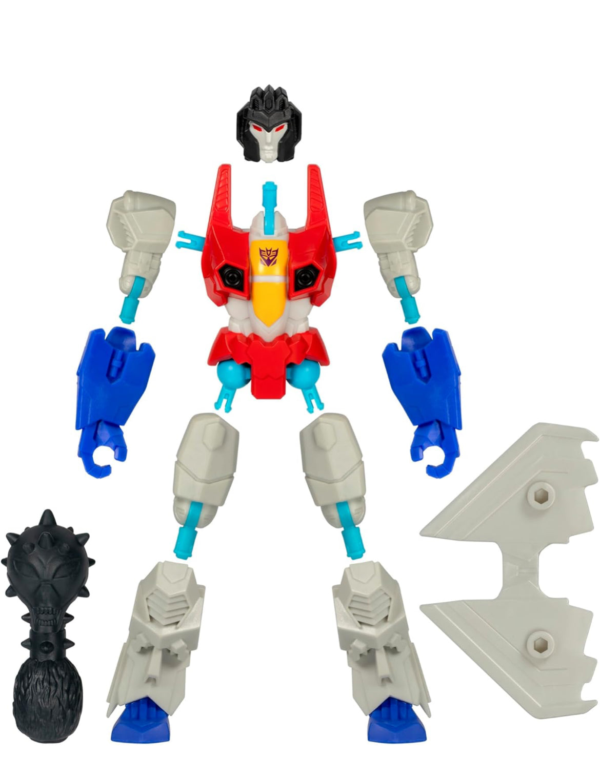 Transformers MixMashers Starscream Custom Mix-and-Match Action Figure & Accessories, 5-Inch-Scale (12 cm) Robot Toys for Kids Ages 4+