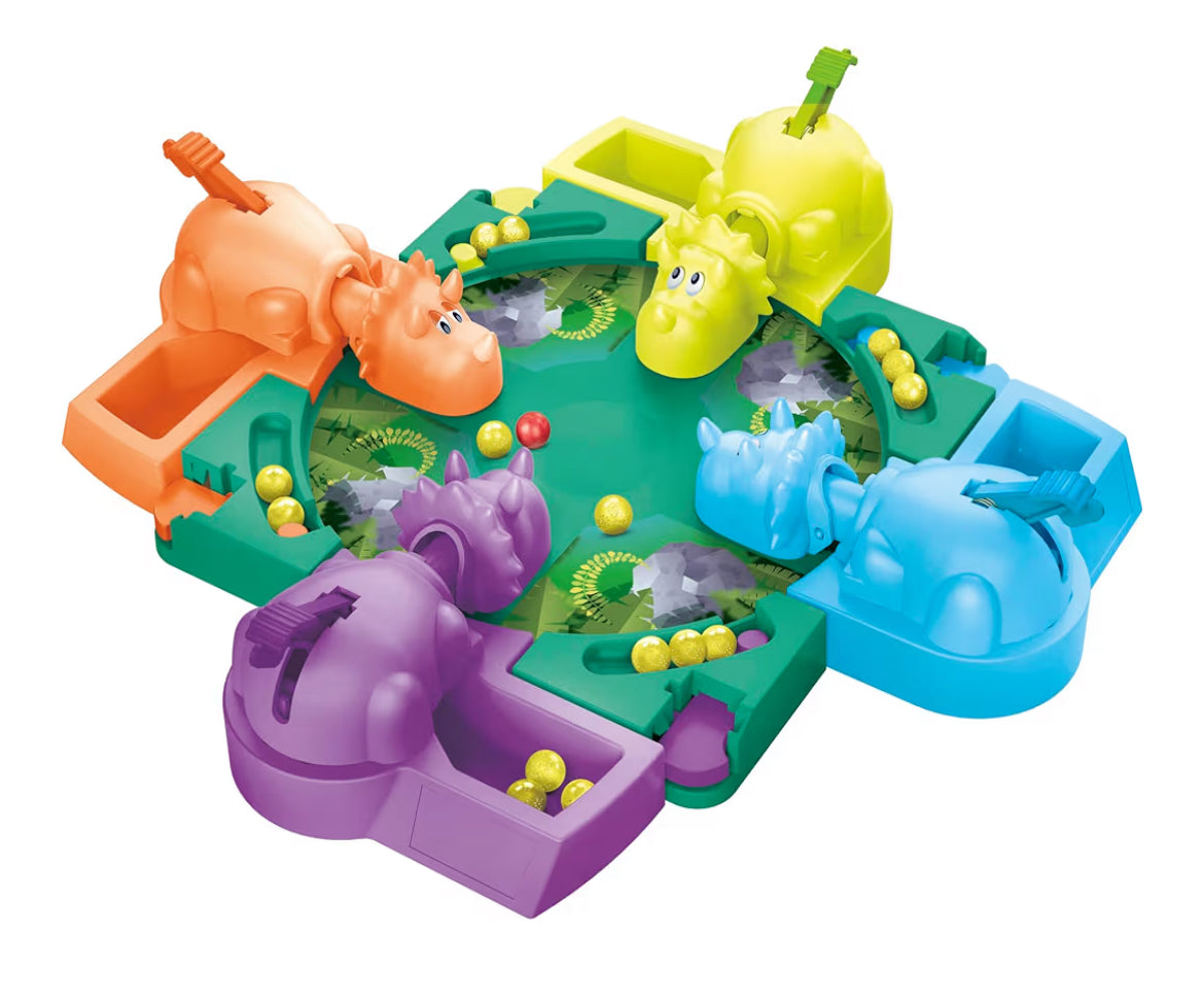 Hasbro Gaming Hungry Hungry Hippos Dino Edition Board Game - Pre-School Game for Ages 4 and Up