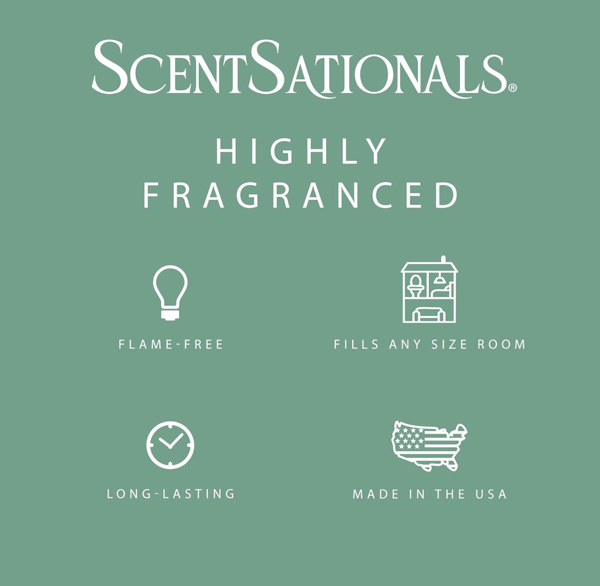 Scentsationals Wax Melts Strong Scent - Vanilla Pine - Long Lasting Scented Wax Cubes for Warmers, 10oz (Pack of 4)