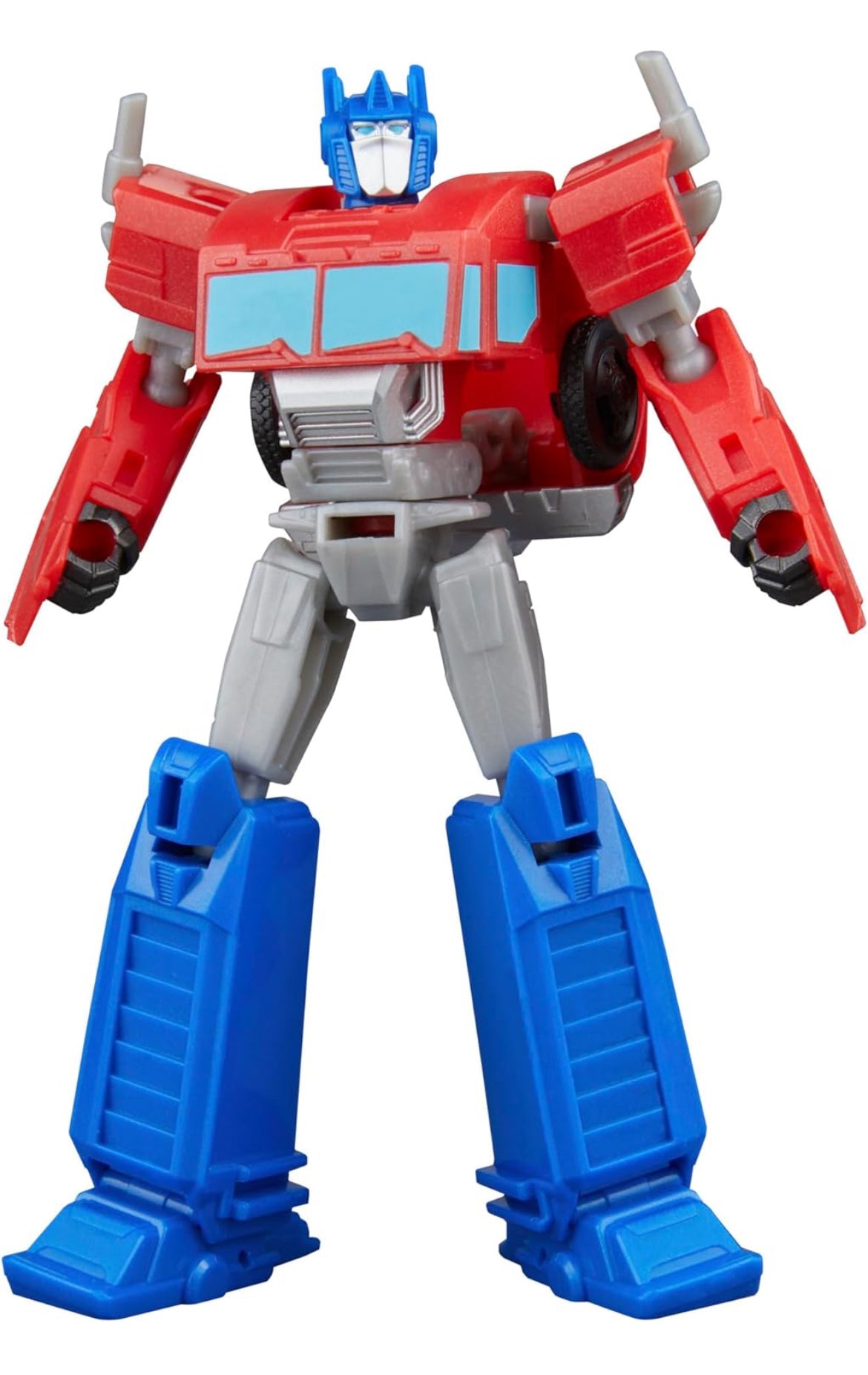 TRANSFORMERS EarthSpark Optimus Prime Battle Trailer Playset with Action Figure, Lights and Sounds, Electronic Truck Toys for Kids 6 and Up