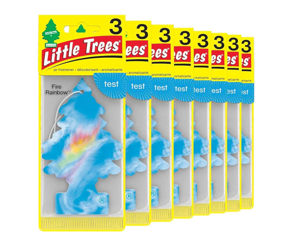 LITTLE TREES Kar Lugverfrisser Hangboom Langdurige Geur - Fire Rainbow (24)