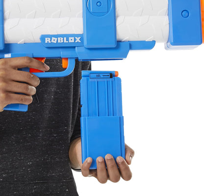 Nerf Roblox Arsenal: Pulse Laser Motorized Dart Blaster, 10 Elite Darts, 10-Dart Clip, Code to Unlock in-Game Virtual Item