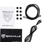 Rockville 2-Way 250W Active/Powered USB Studio Monitor Speakers Pair, 5.25 inch (APM5W)