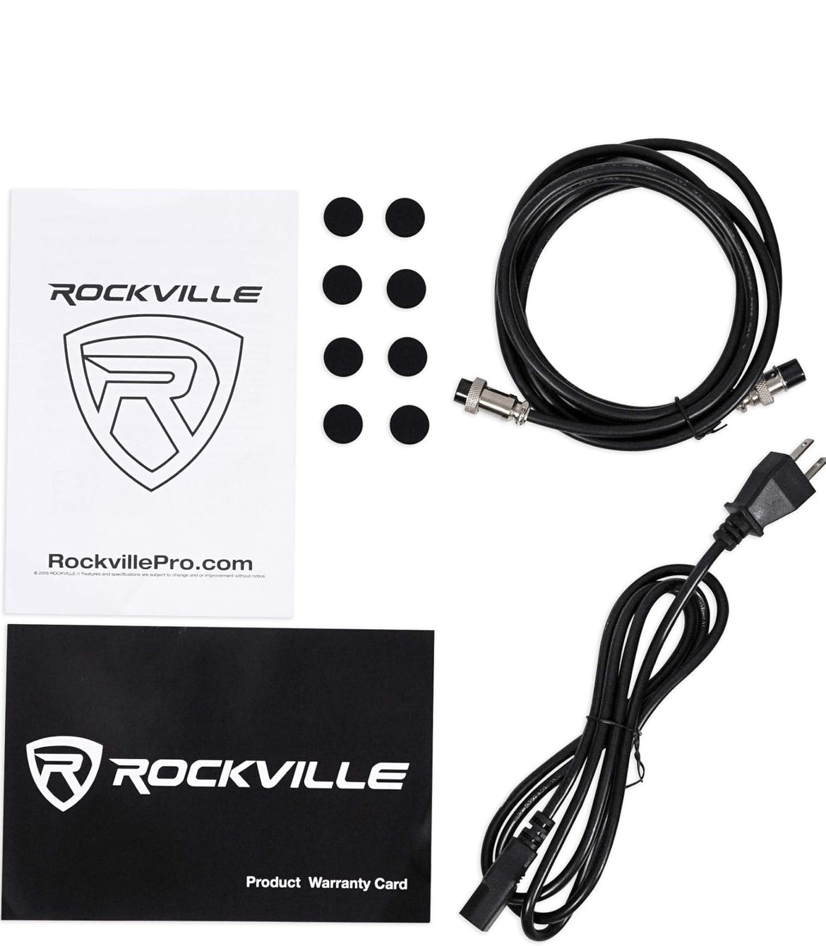 Rockville 2-Way 250W Active/Powered USB Studio Monitor Speakers Pair, 5.25 inch (APM5W)