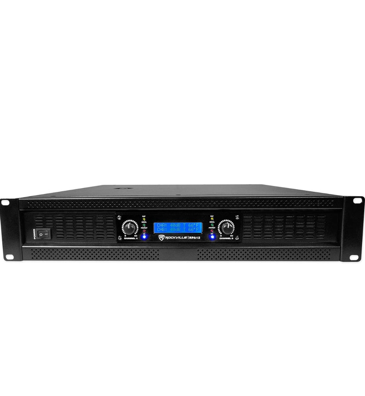 Rockville (2) SBG1158 15" Pro DJ PA Subwoofers+5000w 2-Kanaal Versterker+Kabels