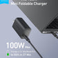 Anker Nano Charger, 100W Foldable MacBook Charger for iPhone Series, and All USB-C Devices, 6ft USB-C Cable Included