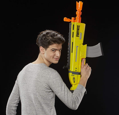 Fortnite AR-L Nerf Elite Dart Blaster - Motorized Toy Blaster, 20 Official Nerf Fortnite Elite Darts, Flip Up Sights - for Youth, Teens, Adults