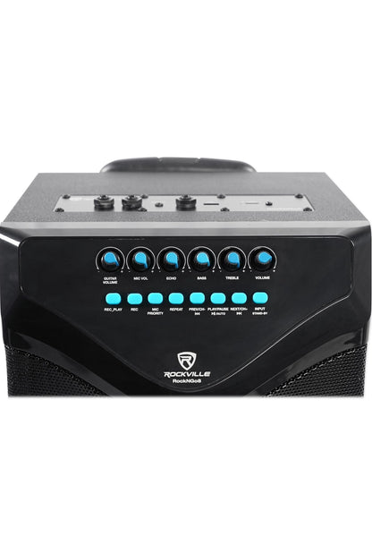 Rockville 8 DUIM Draagbare Herlaaibare PA-luidspreker met Bluetooth + Draadlose Mikrofoon - NUUT