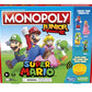 Monopoly Junior Super Mario Edition Board Game - Explore The Mushroom Kingdom as Mario, Peach, Yoshi, or Luigi