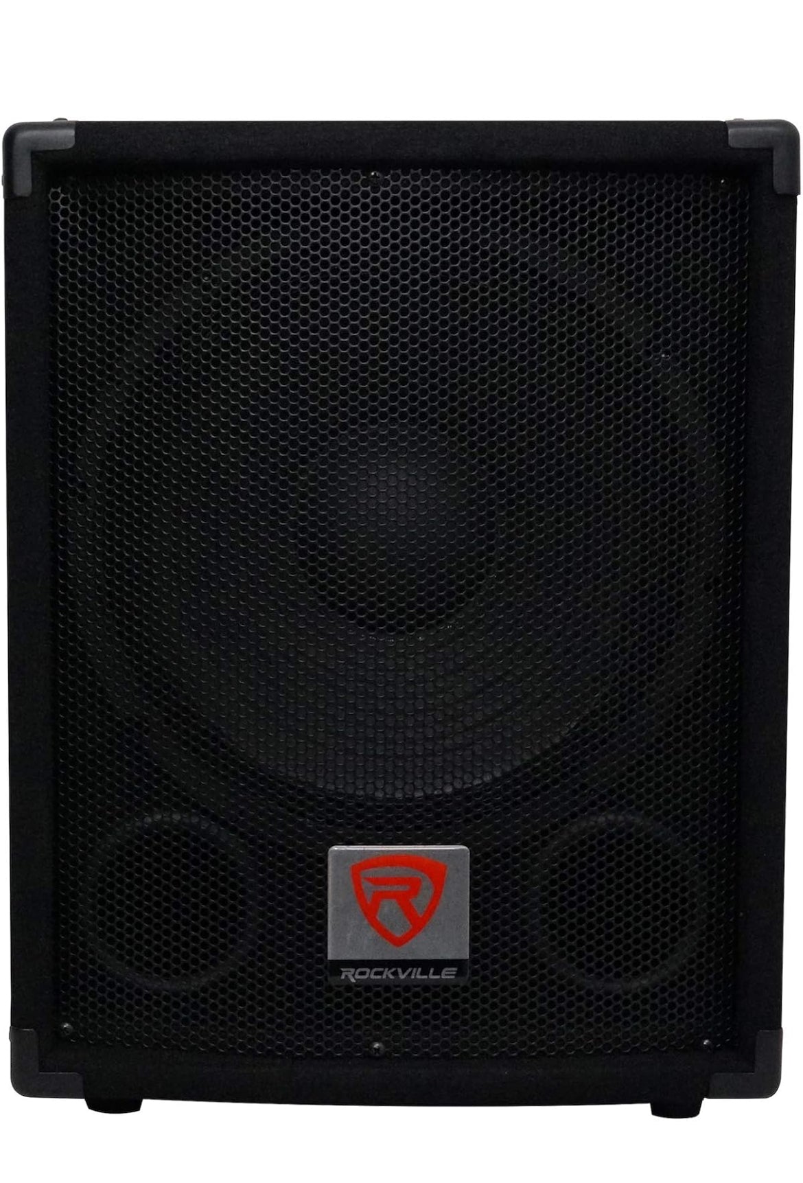 Rockville SBG1124 12" 600W Passiewe 4 Ω Pro DJ Subwoofer, Mdf/Paalmontering, Swart